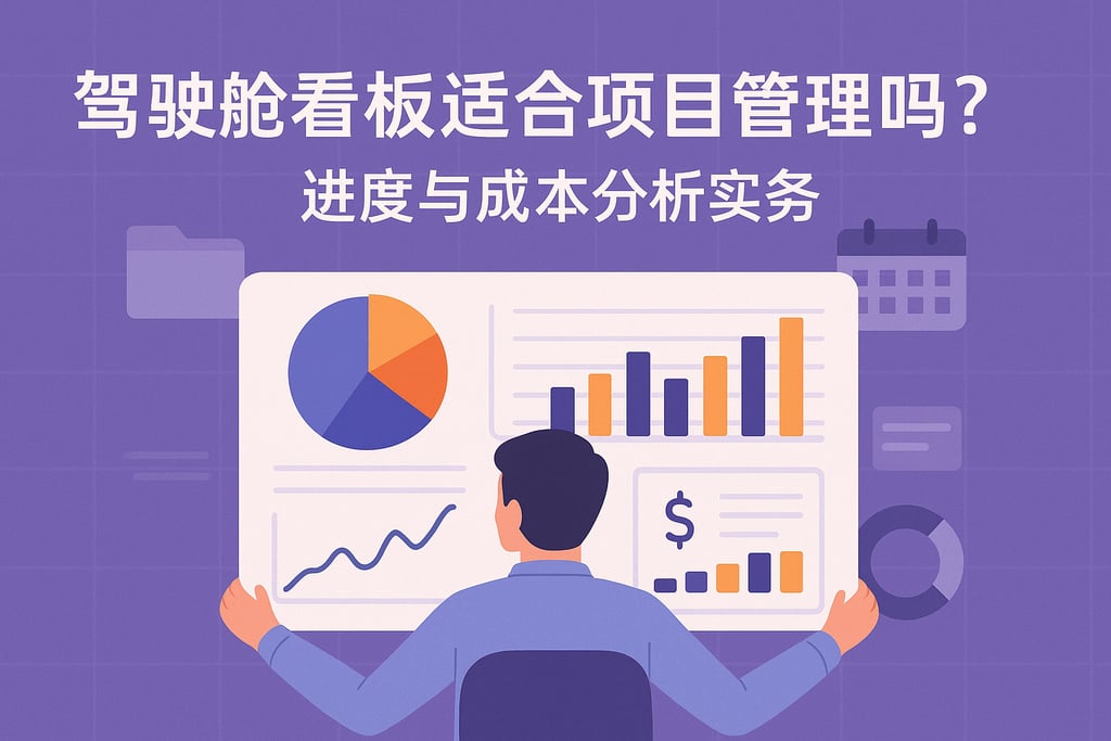 驾驶舱看板适合项目管理吗？进度与成本分析实务