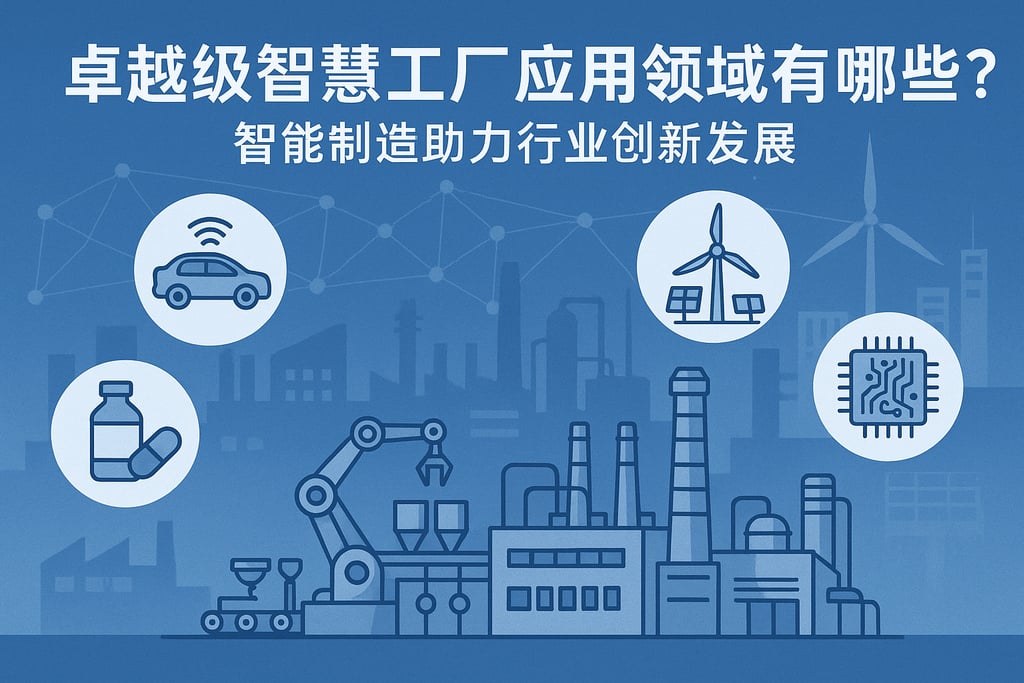 卓越级智慧工厂应用领域有哪些？智能制造助力行业创新发展
