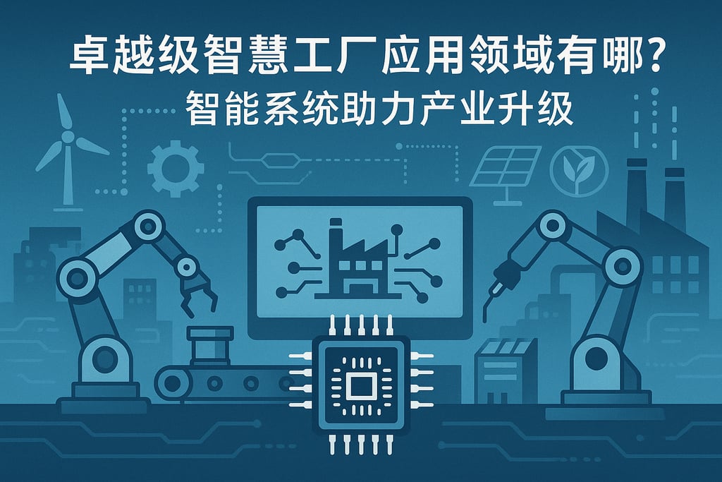 卓越级智慧工厂应用领域有哪些？智能系统助力产业升级