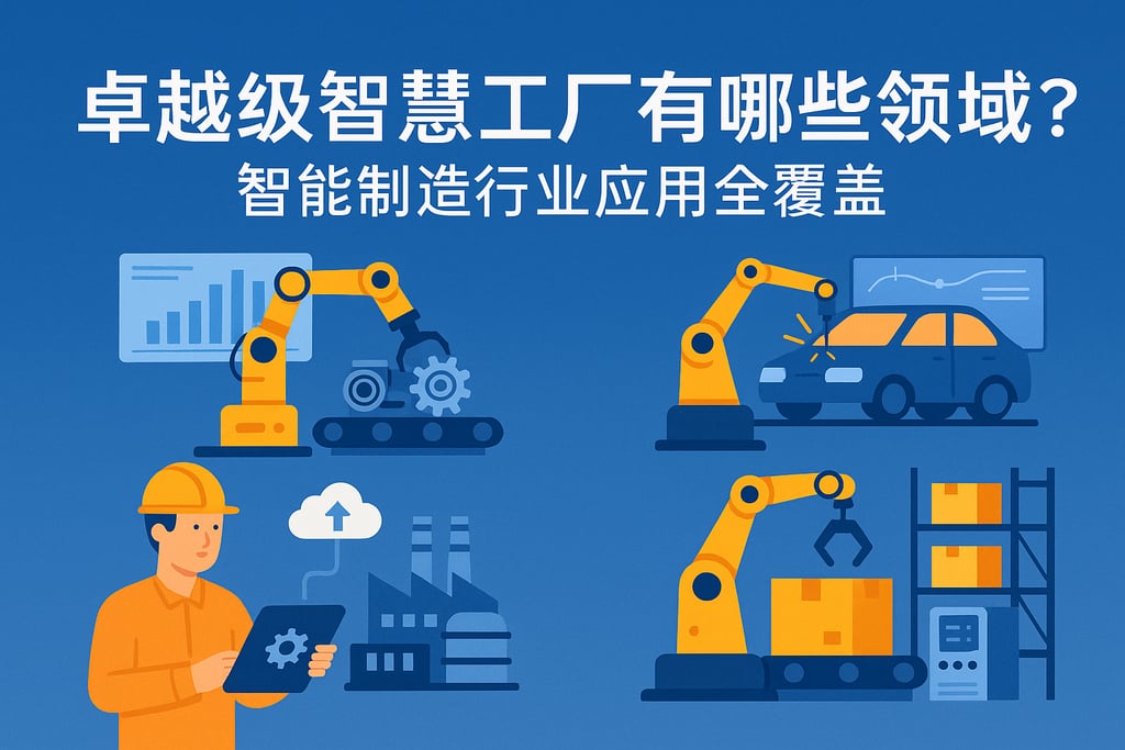 卓越级智慧工厂有哪些领域？智能制造行业应用全覆盖