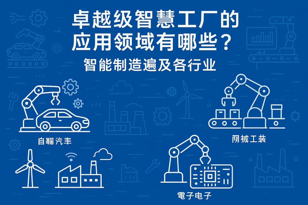 卓越级智慧工厂的应用领域有哪些？智能制造遍及各行业
