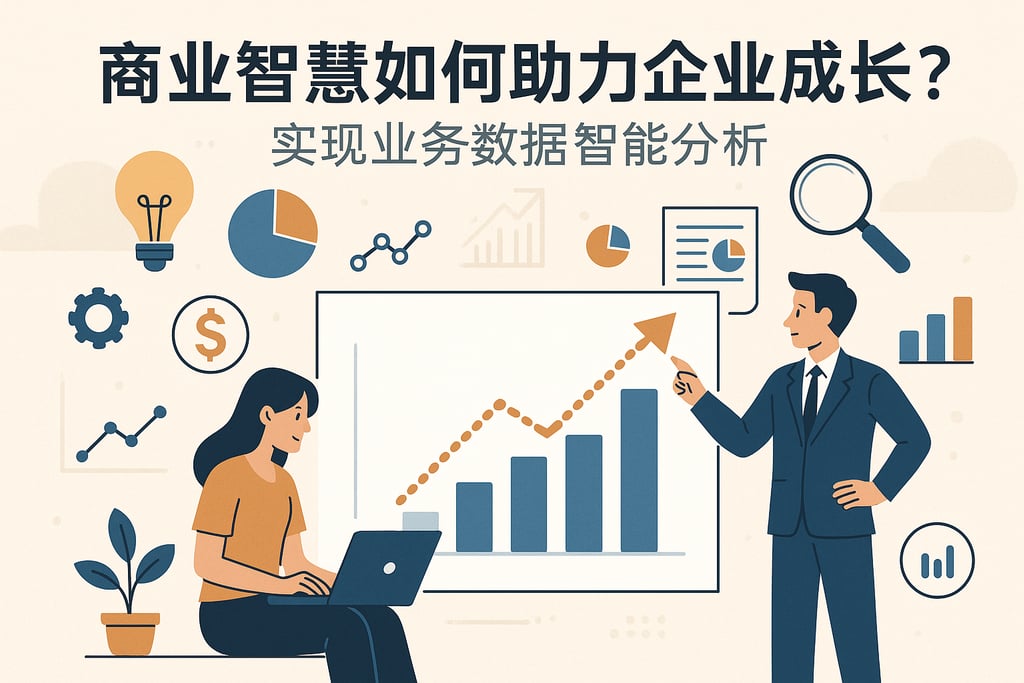 商业智慧如何助力企业成长？实现业务数据智能分析
