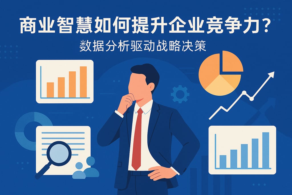 商业智慧如何提升企业竞争力？数据分析驱动战略决策