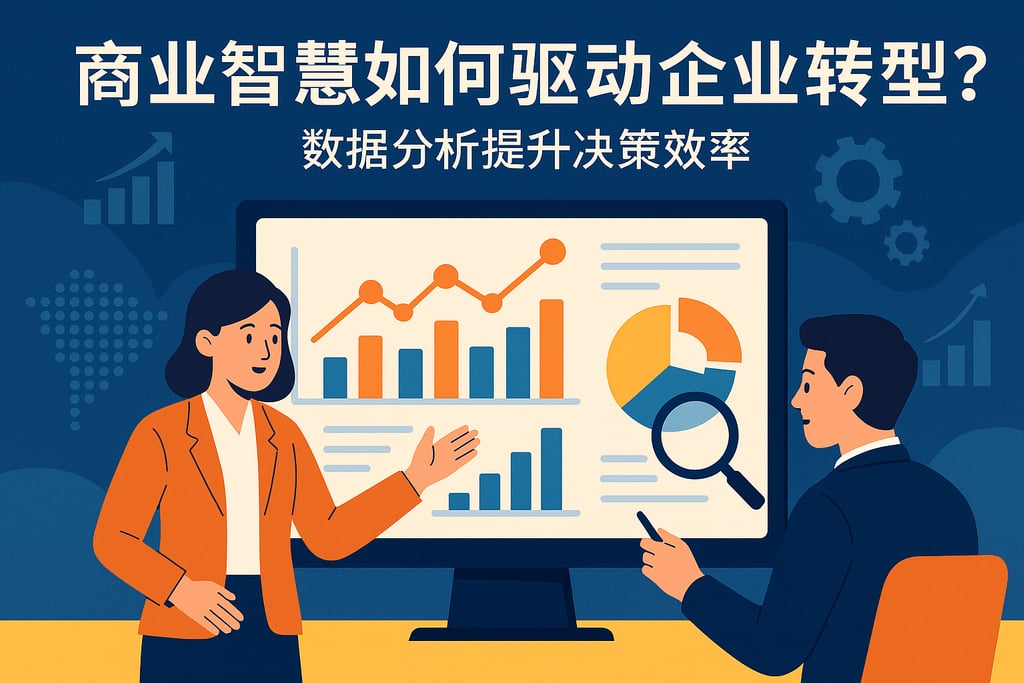 商业智慧如何驱动企业转型？数据分析提升决策效率