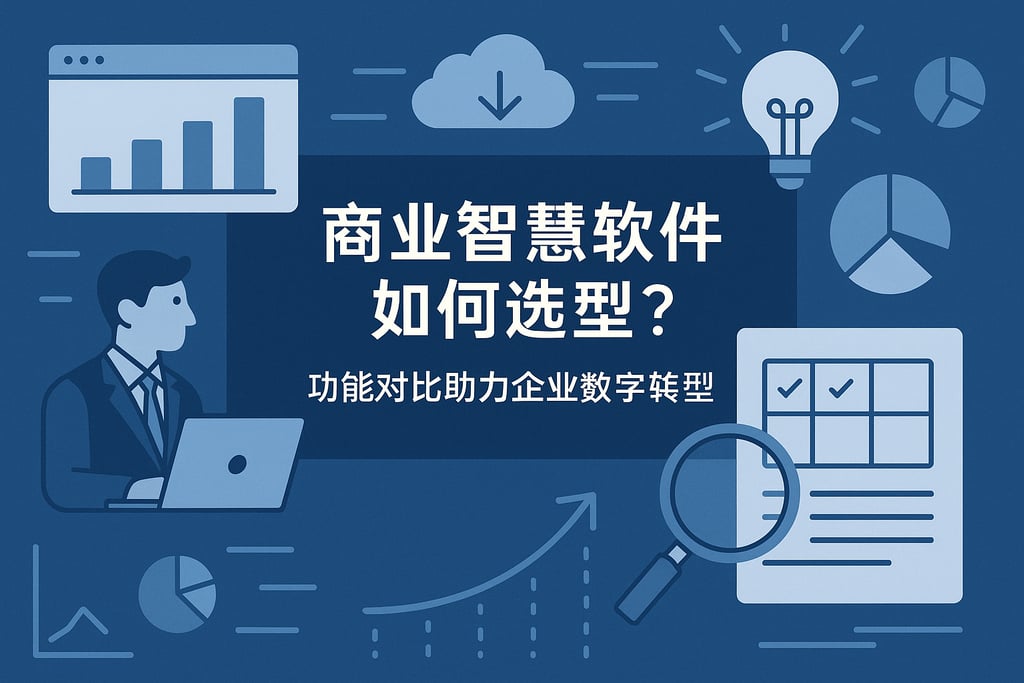 商业智慧软件如何选型？功能对比助力企业数字转型