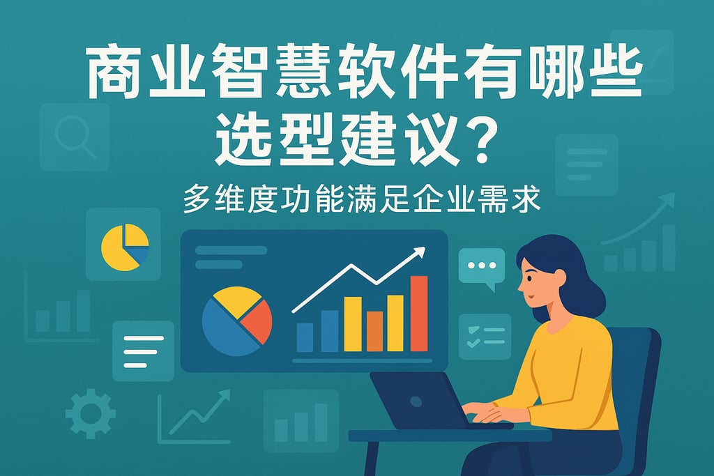 商业智慧软件有哪些选型建议？多维度功能满足企业需求
