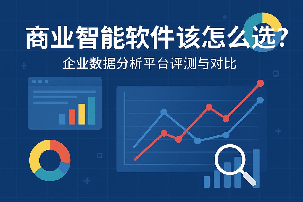 商业智慧软件该怎么选？企业数据分析平台评测与对比