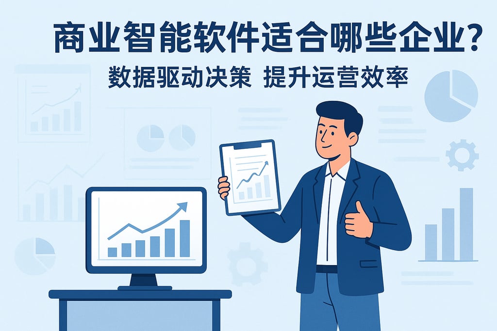 商业智慧软件适合哪些企业？数据驱动决策提升运营效率