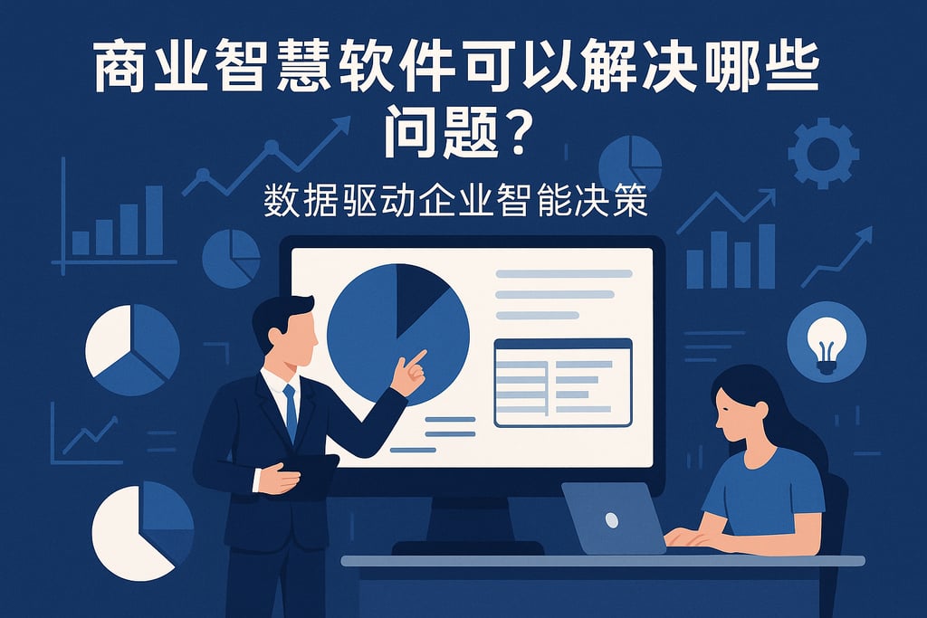 商業智慧軟體可以解决哪些问题？数据驱动企业智能决策