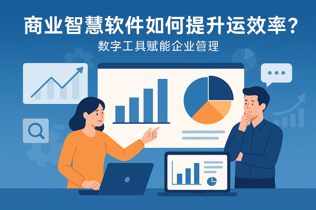 商業智慧軟體如何提升运营效率？数字工具赋能企业管理