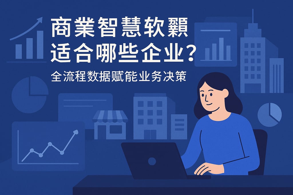 商業智慧軟體适合哪些企业？全流程数据赋能业务决策