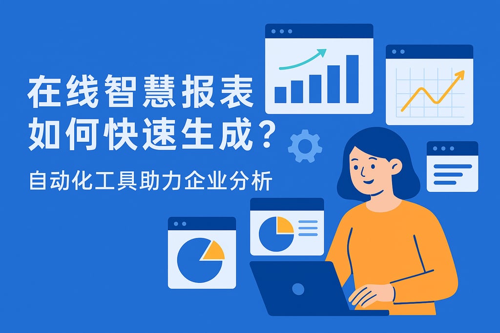 在线智慧报表如何快速生成？自动化工具助力企业分析