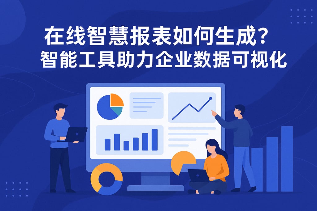 在线智慧报表如何生成？智能工具助力企业数据可视化