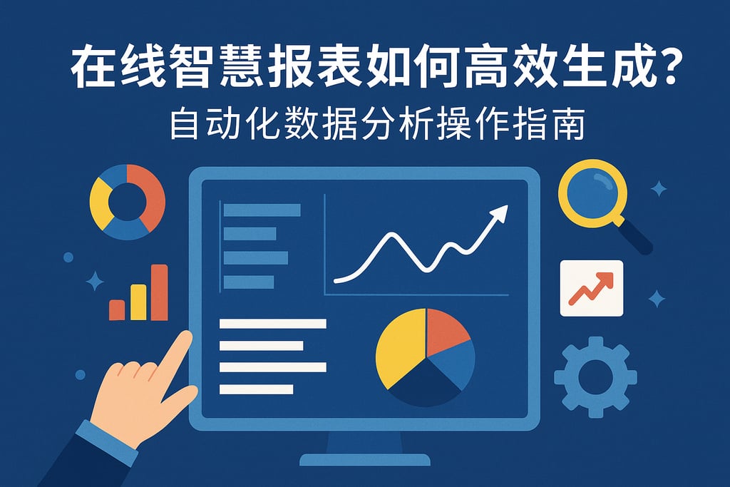 在线智慧报表如何高效生成？自动化数据分析操作指南