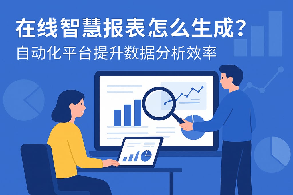 在线智慧报表怎么生成？自动化平台提升数据分析效率