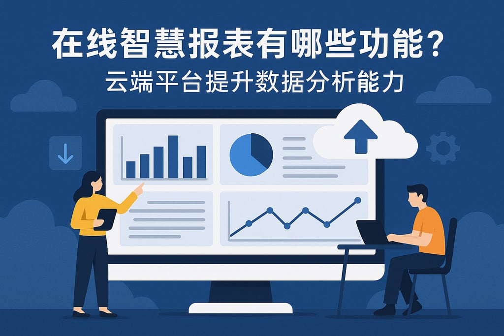 在线智慧报表有哪些功能？云端平台提升数据分析能力
