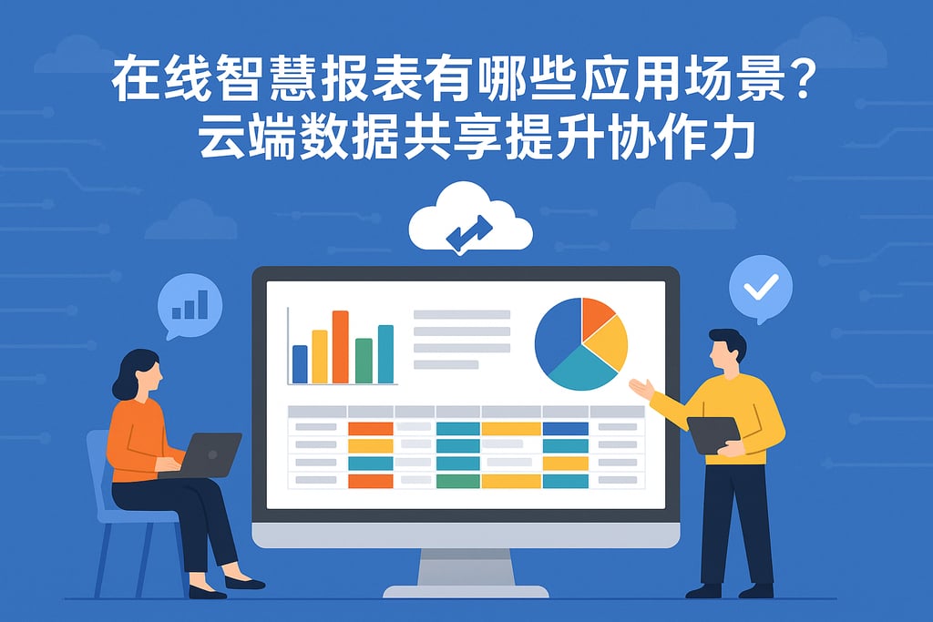 在线智慧报表有哪些应用场景？云端数据共享提升协作力