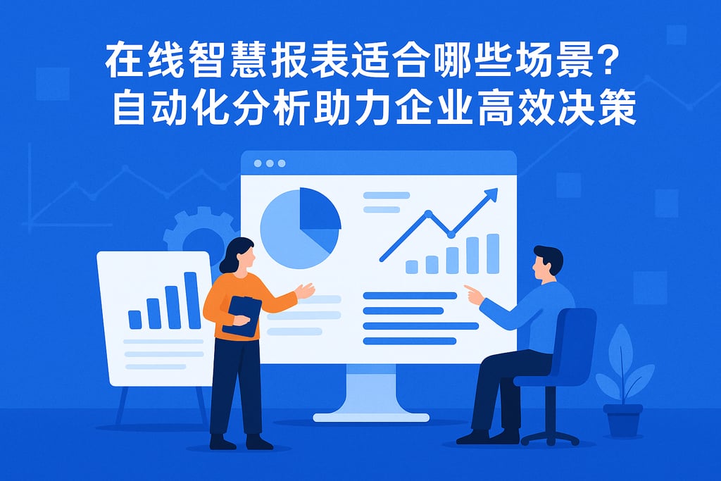 在线智慧报表适合哪些场景？自动化分析助力企业高效决策