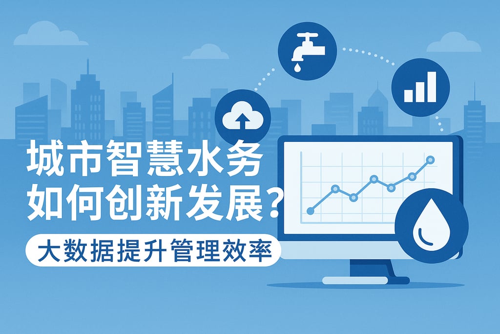 城市智慧水务如何创新发展？大数据提升管理效率