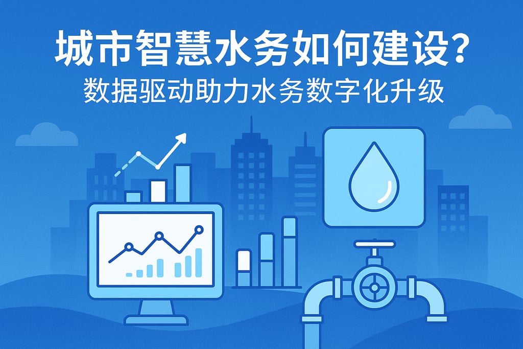 城市智慧水务如何建设？数据驱动助力水务数字化升级