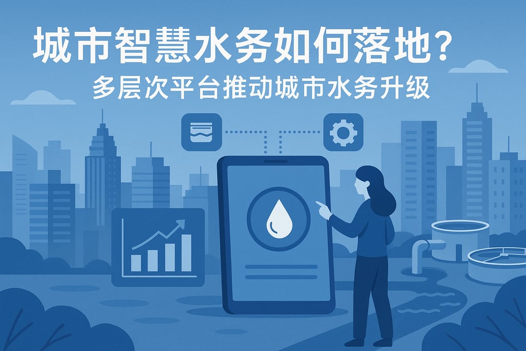 城市智慧水务如何落地？多层次平台推动城市水务升级