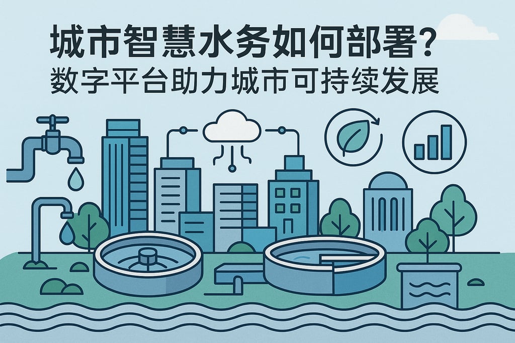 城市智慧水务如何部署？数字平台助力城市可持续发展