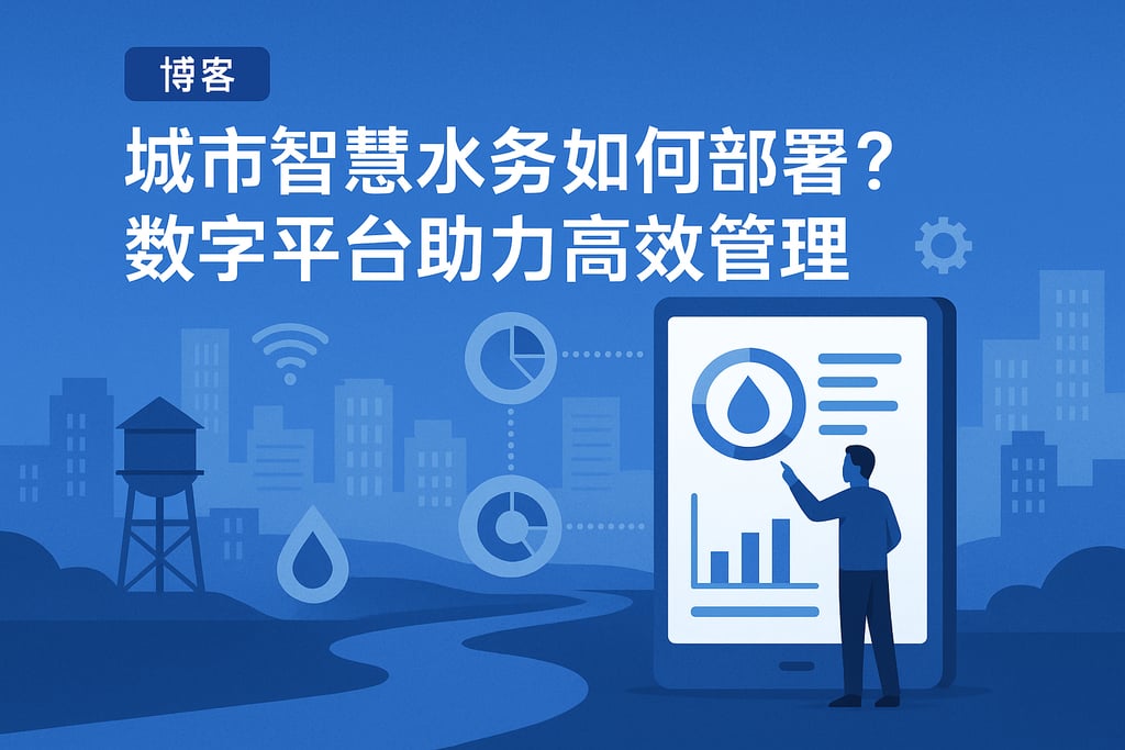 城市智慧水务如何部署？数字平台助力高效管理