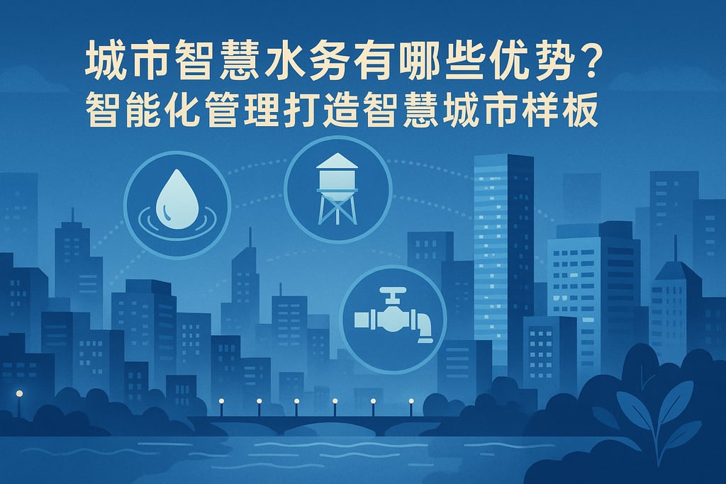 城市智慧水务有哪些优势？智能化管理打造智慧城市样板