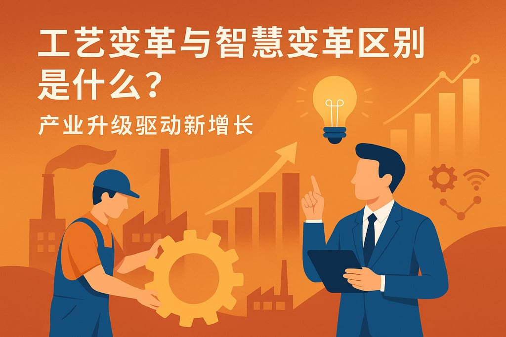 工艺变革与智慧变革区别是什么？产业升级驱动新增长