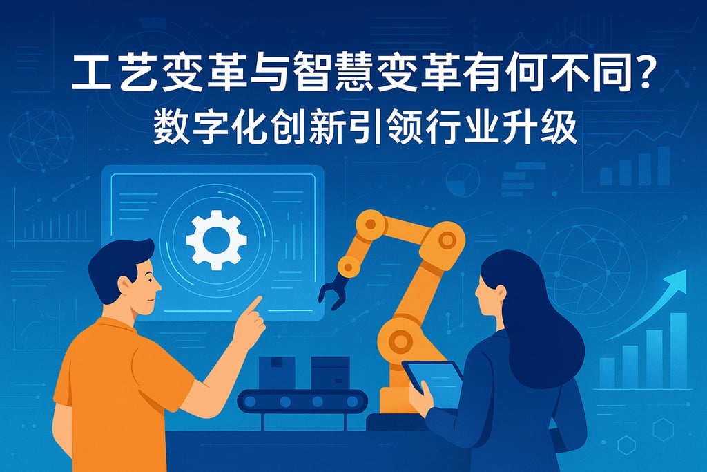 工艺变革与智慧变革有何不同？数字化创新引领行业升级