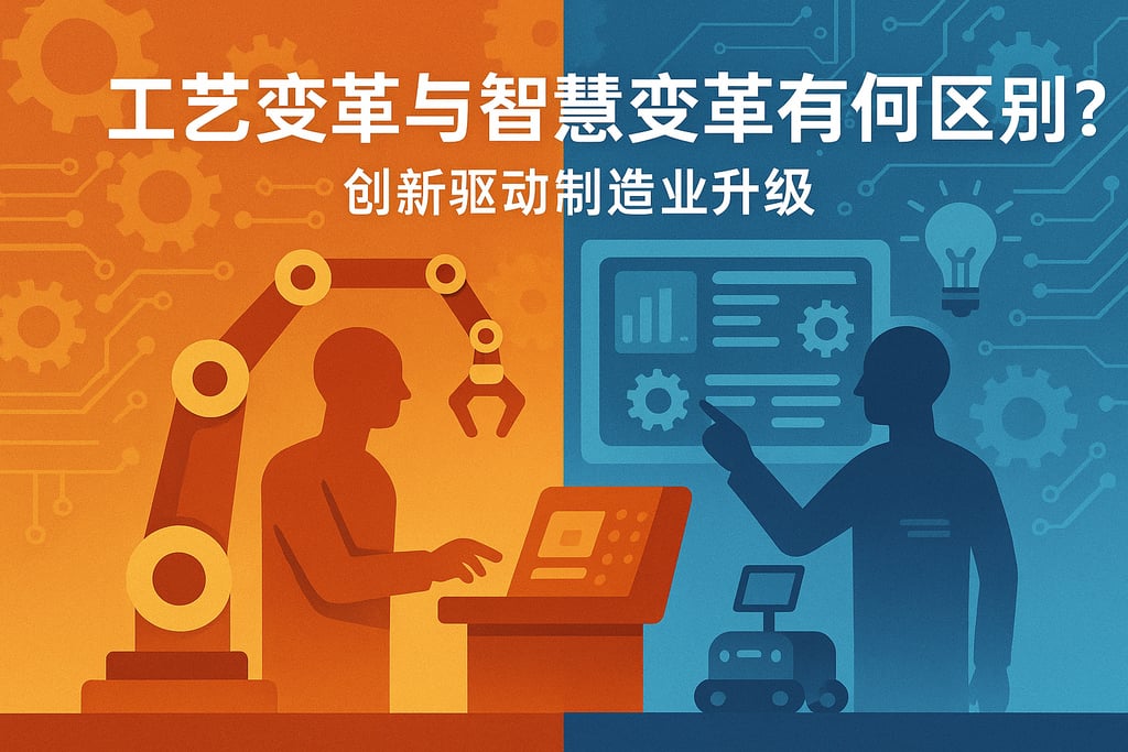 工艺变革与智慧变革有何区别？创新驱动制造业升级