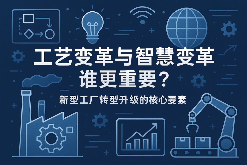工艺变革与智慧变革谁更重要？新型工厂转型升级的核心要素