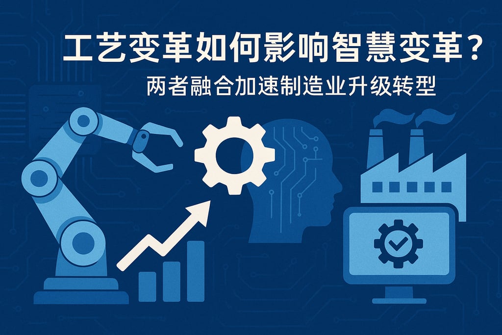 工艺变革如何影响智慧变革？两者融合加速制造业升级转型