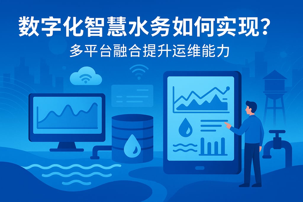 数字化智慧水务如何实现？多平台融合提升运维能力