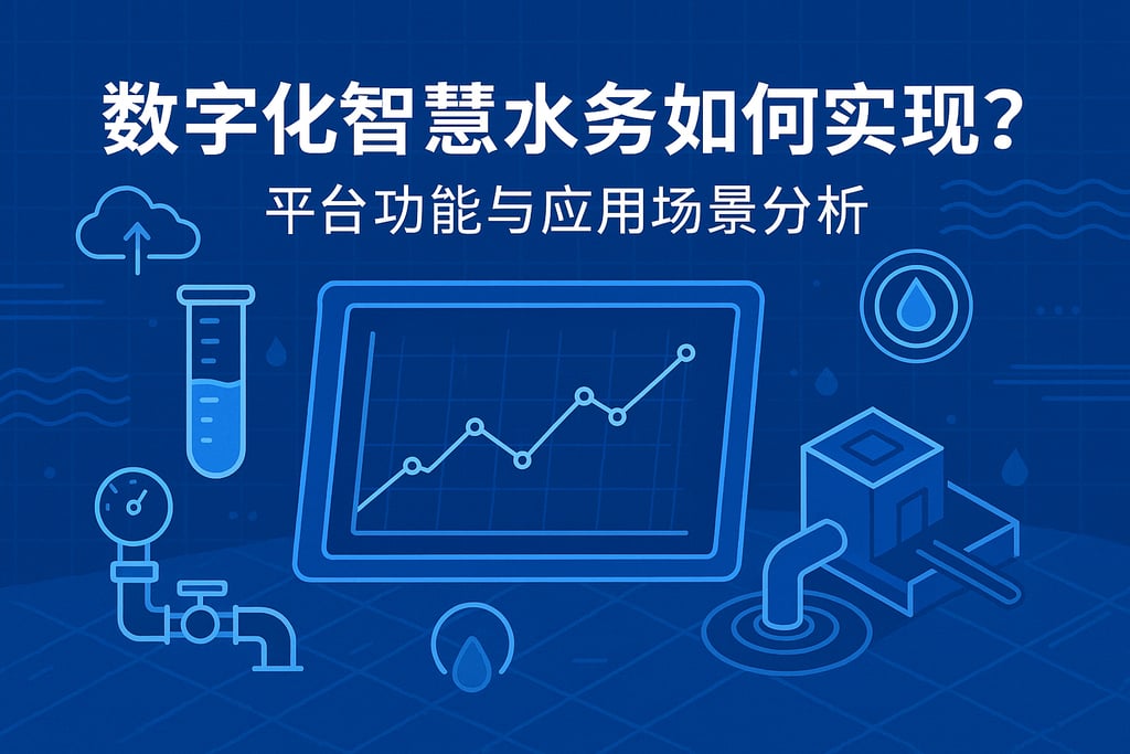 数字化智慧水务如何实现？平台功能与应用场景分析
