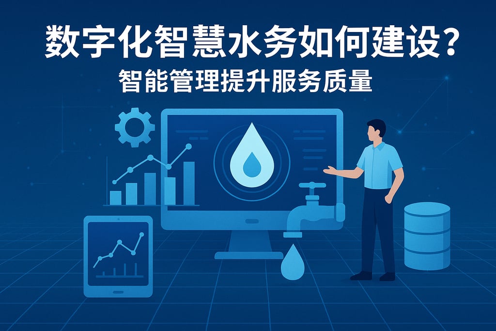数字化智慧水务如何建设？智能管理提升服务质量