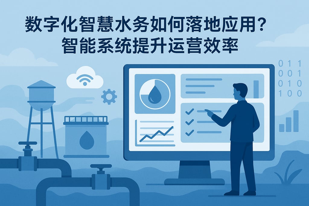 数字化智慧水务如何落地应用？智能系统提升运营效率