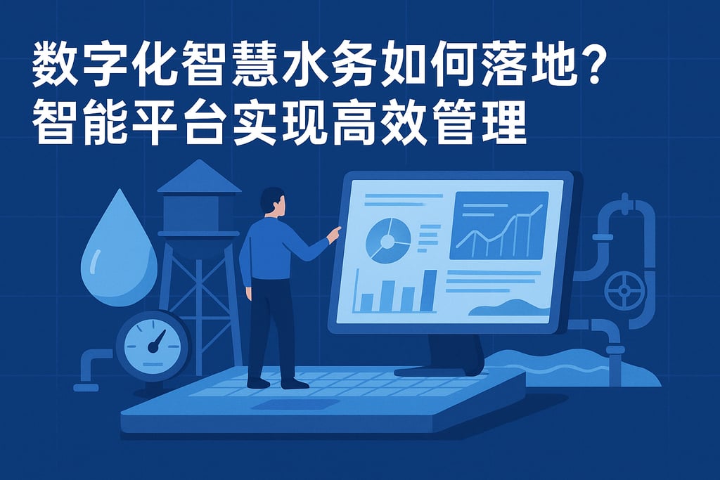 数字化智慧水务如何落地？智能平台实现高效管理
