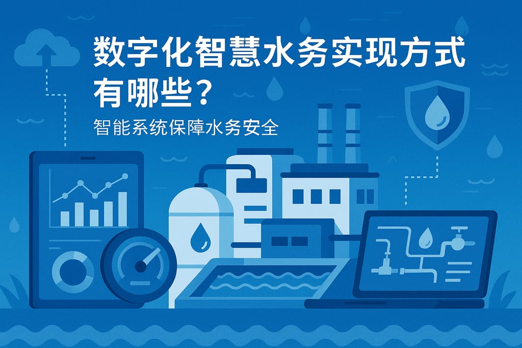 数字化智慧水务实现方式有哪些？智能系统保障水务安全