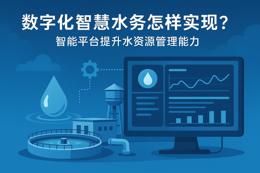 数字化智慧水务怎样实现？智能平台提升水资源管理能力