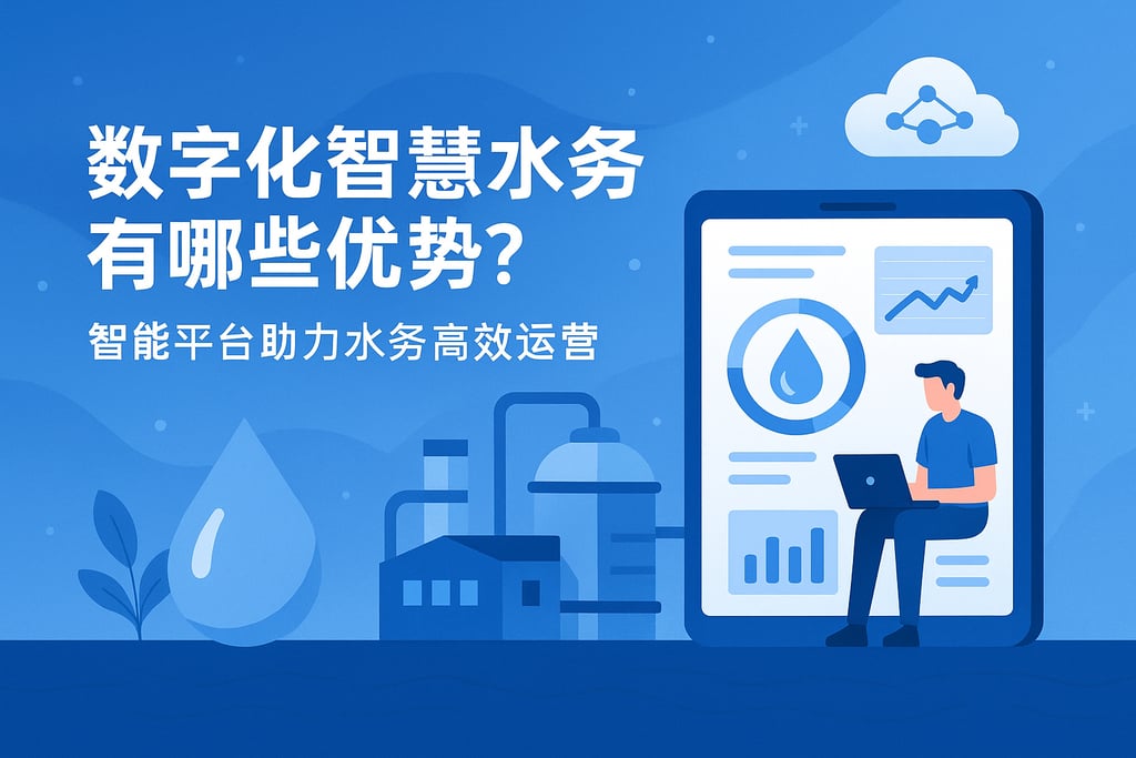 数字化智慧水务有哪些优势？智能平台助力水务高效运营