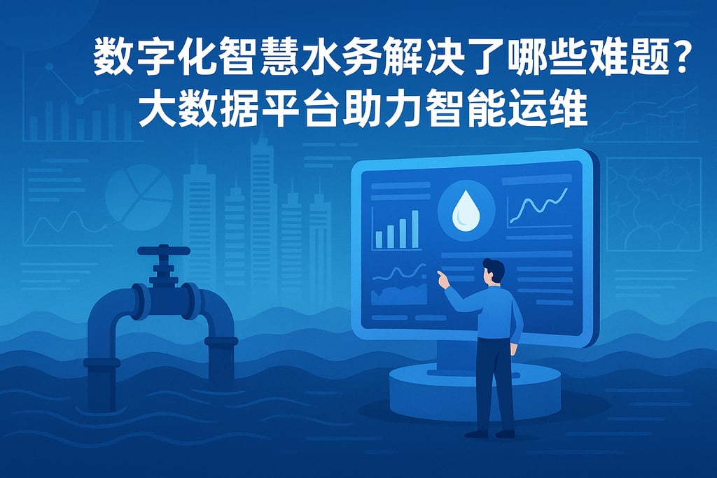 数字化智慧水务解决了哪些难题？大数据平台助力智能运维