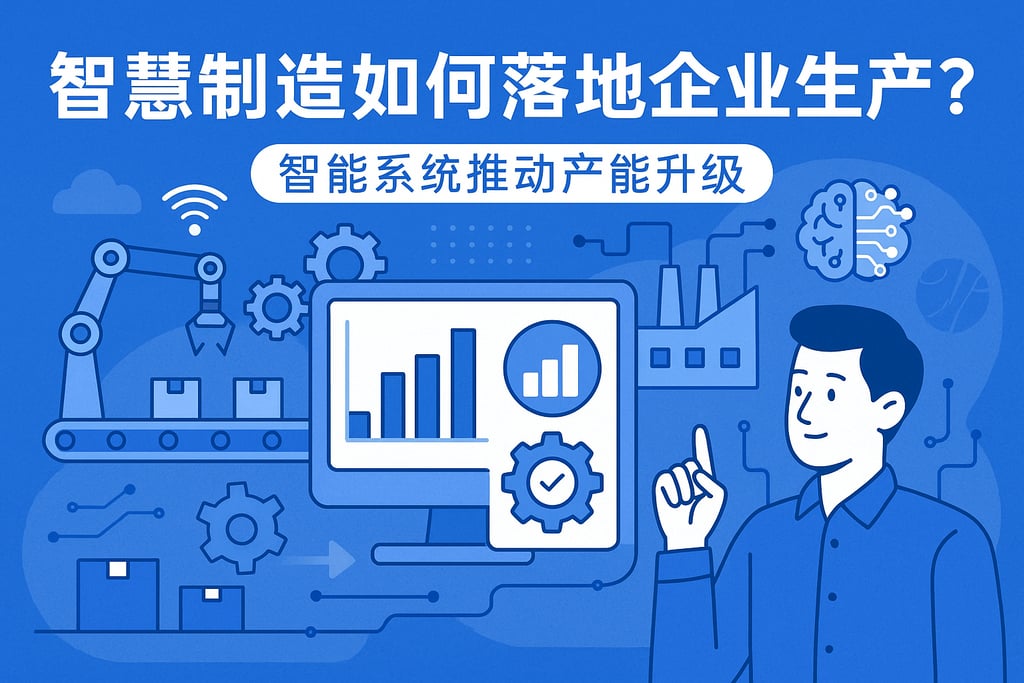 智慧制造如何落地企业生产？智能系统推动产能升级
