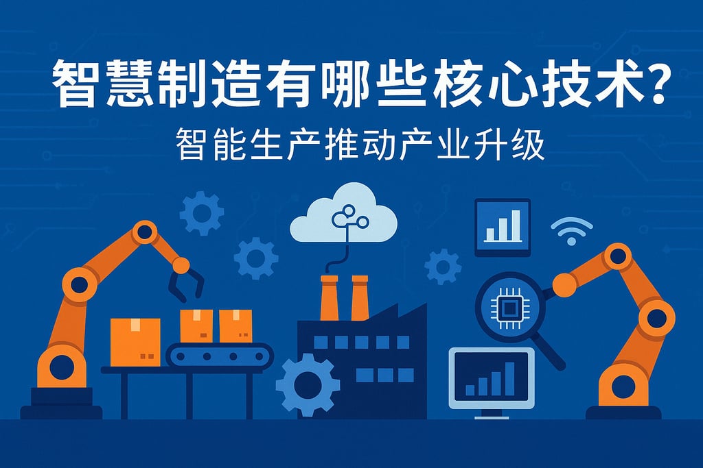 智慧制造有哪些核心技术？智能生产推动产业升级