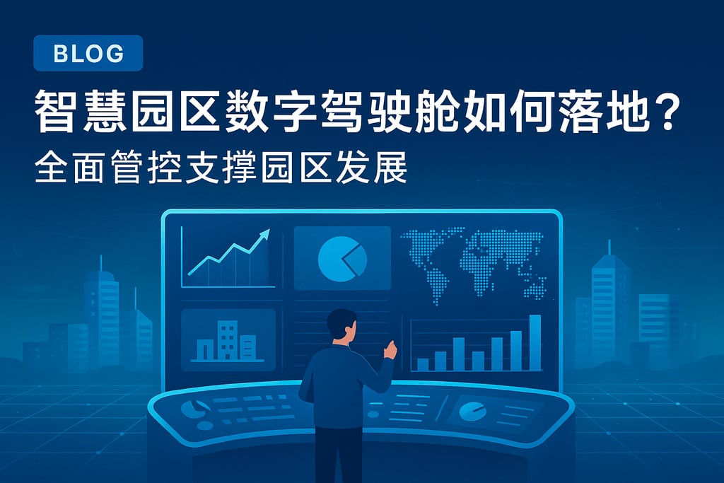 智慧园区数字驾驶舱如何落地？全面管控支撑园区发展