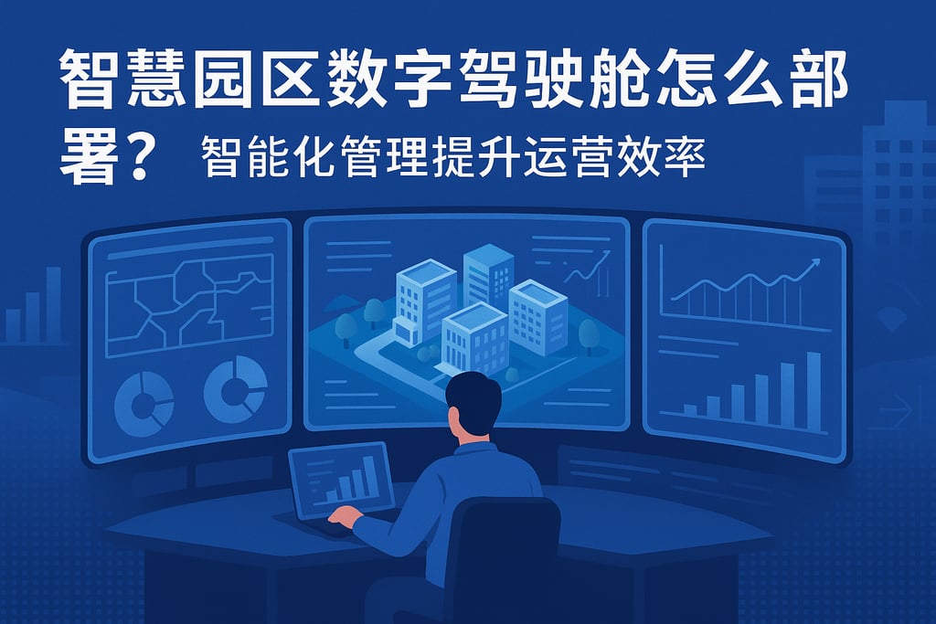 智慧园区数字驾驶舱怎么部署？智能化管理提升运营效率