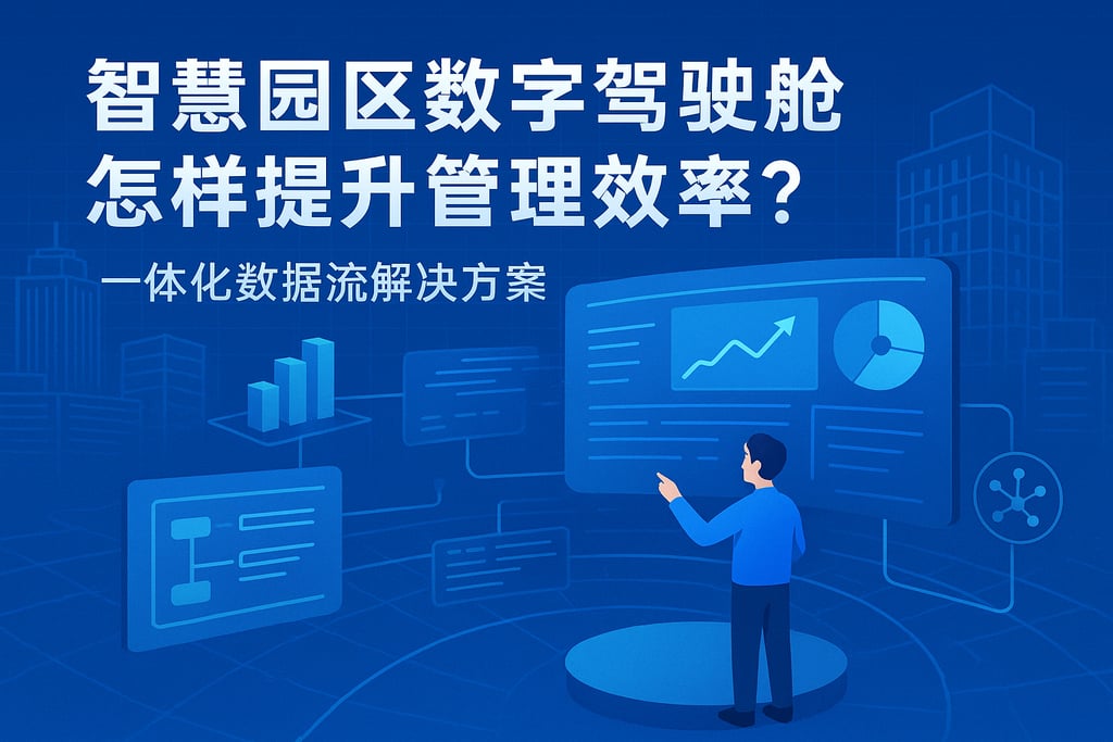 智慧园区数字驾驶舱怎样提升管理效率？一体化数据流解决方案