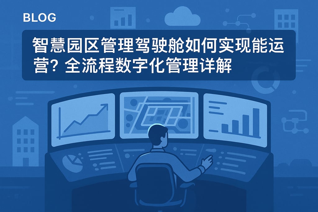 智慧园区管理驾驶舱如何实现智能运营？全流程数字化管理详解