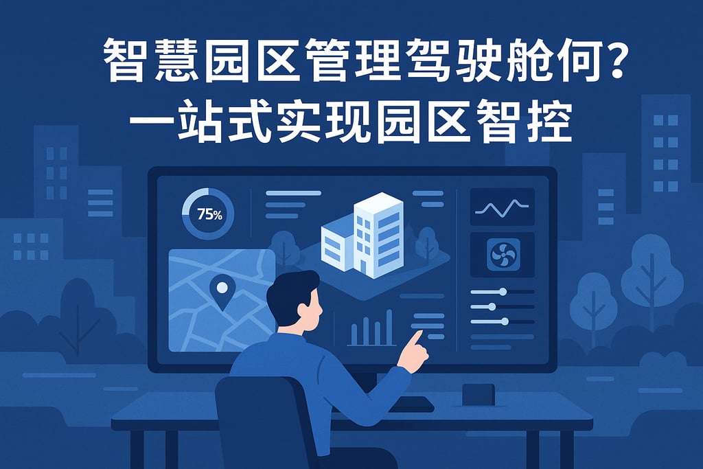 智慧园区管理驾驶舱怎么用？一站式实现园区智能管控
