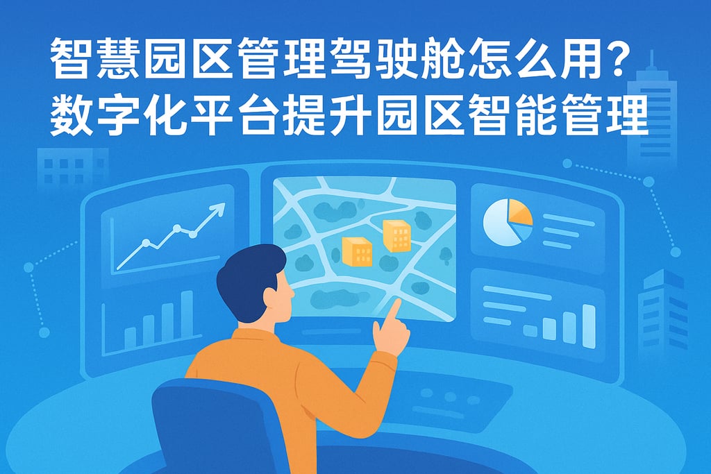 智慧园区管理驾驶舱怎么用？数字化平台提升园区智能管理